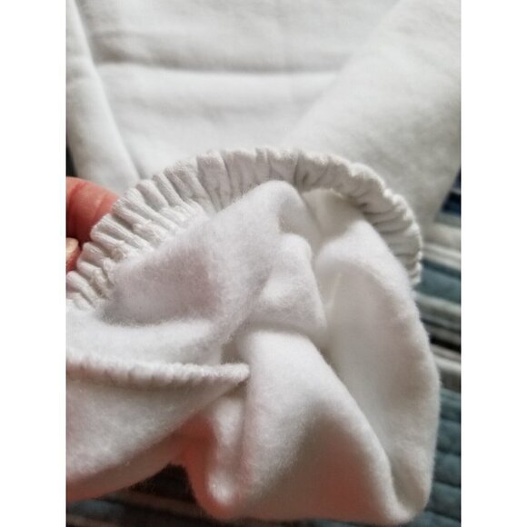 BP Cotton Blend White High Waisted Jogger Sweatpants Womens Size Large (L) - Picture 3 of 8